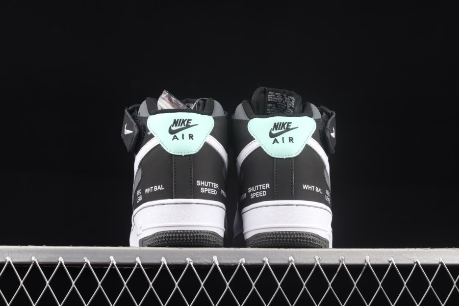 エア ジョーダン 1 07 ミッド カムコーダー ブラック ホワイト ダーク グレー ジャパン