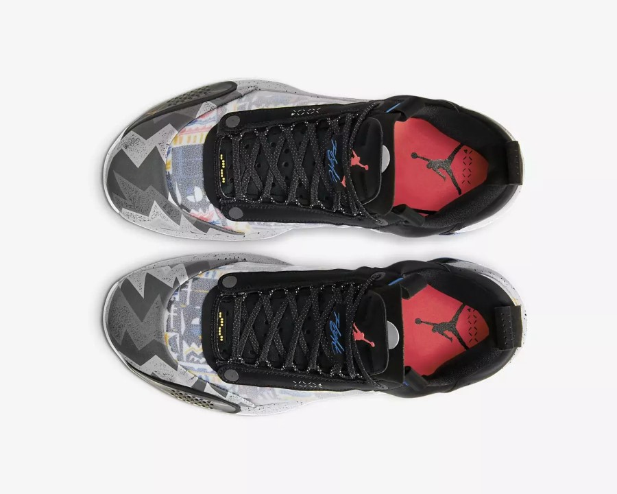 エア ジョーダン 34 ロー ヘリテージ ブラック レーザー オレンジ ホワイト シューズ ジャパン