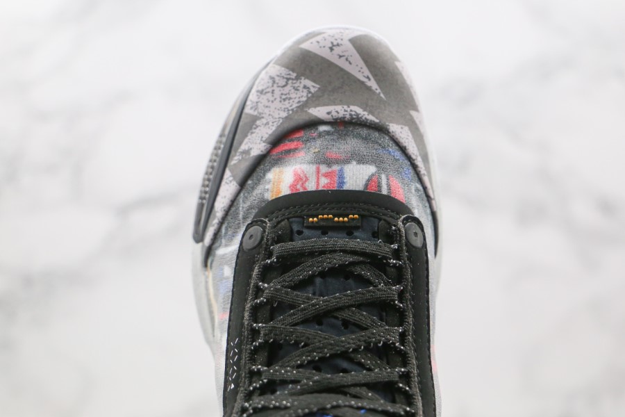 エア ジョーダン 34 XXXIV ローグオ Pf ブラック グレー ブルー シューズ 日本