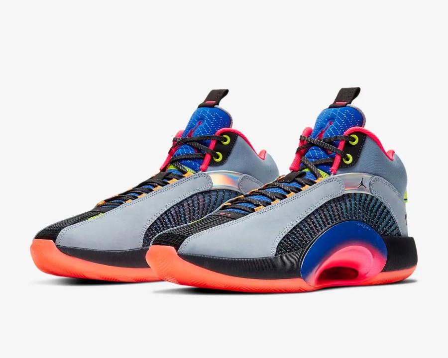 エア ジョーダン 35 SP TP PF 重心グレイシャー グレー レーザー クリムゾン ジャパン