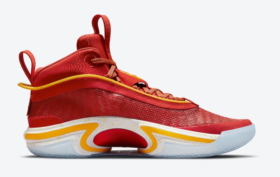 エア ジョーダン 36 Pe Guo Ailun ユニバーシティ レッド イエロー ホワイト ジャパン