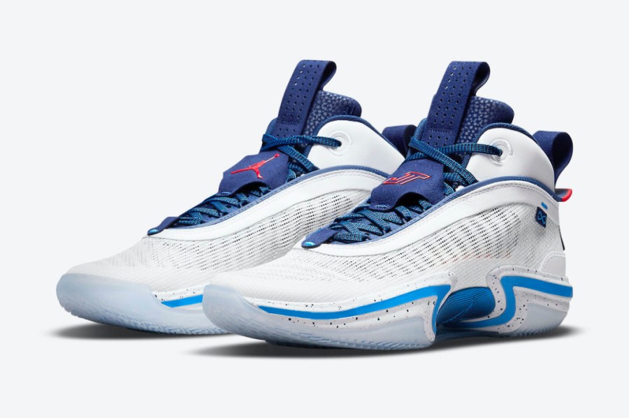 エア ジョーダン 36 SE ジェイソン テイタム Pe ホワイト ブルー ボイド フォト ブルー 大学 赤 日本
