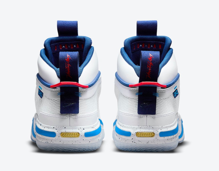 エア ジョーダン 36 SE ジェイソン テイタム Pe ホワイト ブルー ボイド フォト ブルー 大学 赤 日本