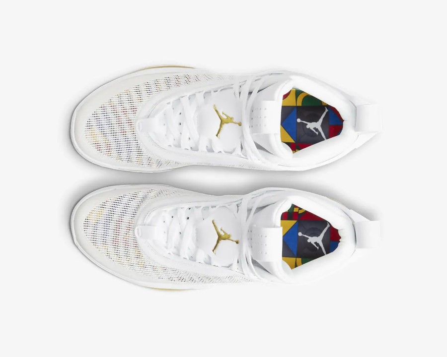 エア ジョーダン 36 SE PF グローリー ホワイト ブラック ゲーム ロイヤル メタリック ゴールド ジャパン