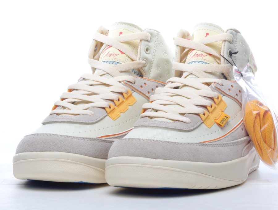 ユニオン X エア ジョーダン 2 レトロ Sp ラタン サイレン レッド ビーチ オレンジ ピール ジャパン