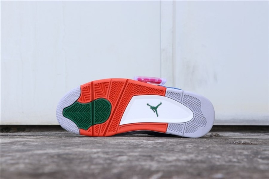 ナイキ エア ジョーダン 4 レトロ OG ホワイト ブルー オレンジ ジャパン