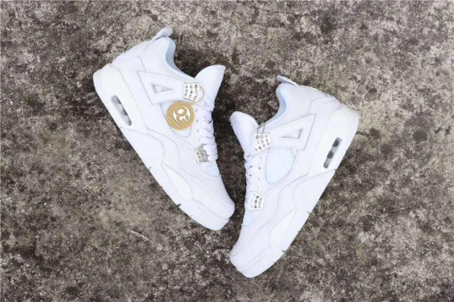 ナイキ エアジョーダン 4 レトロ ピュアマネー ホワイト ジャパン