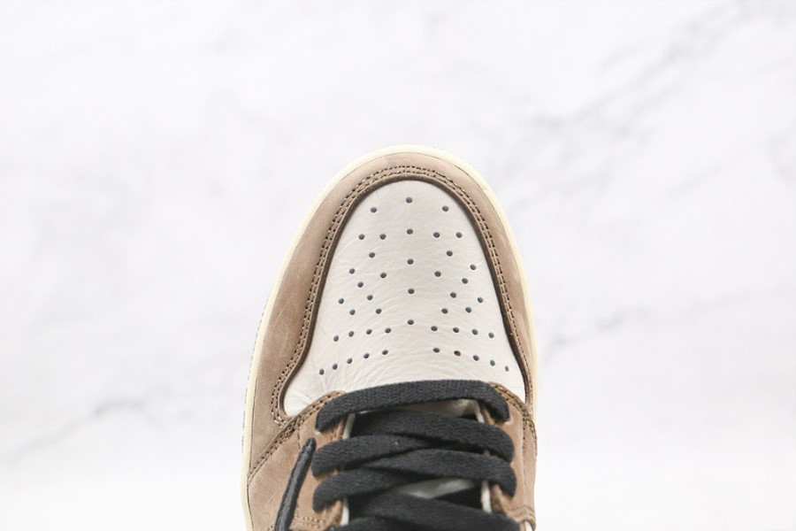 トラビス スコット X フラグメント X エア ジョーダン 1 ハイ OG ボウン ホワイト ジャパン