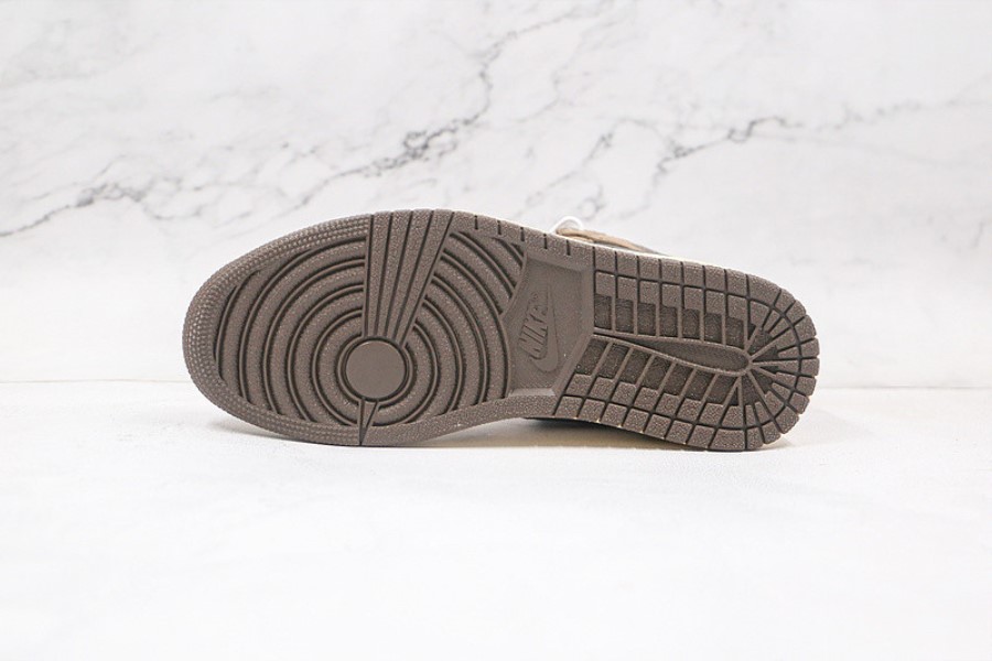 トラビス スコット X フラグメント X エア ジョーダン 1 ハイ OG ボウン ホワイト ジャパン