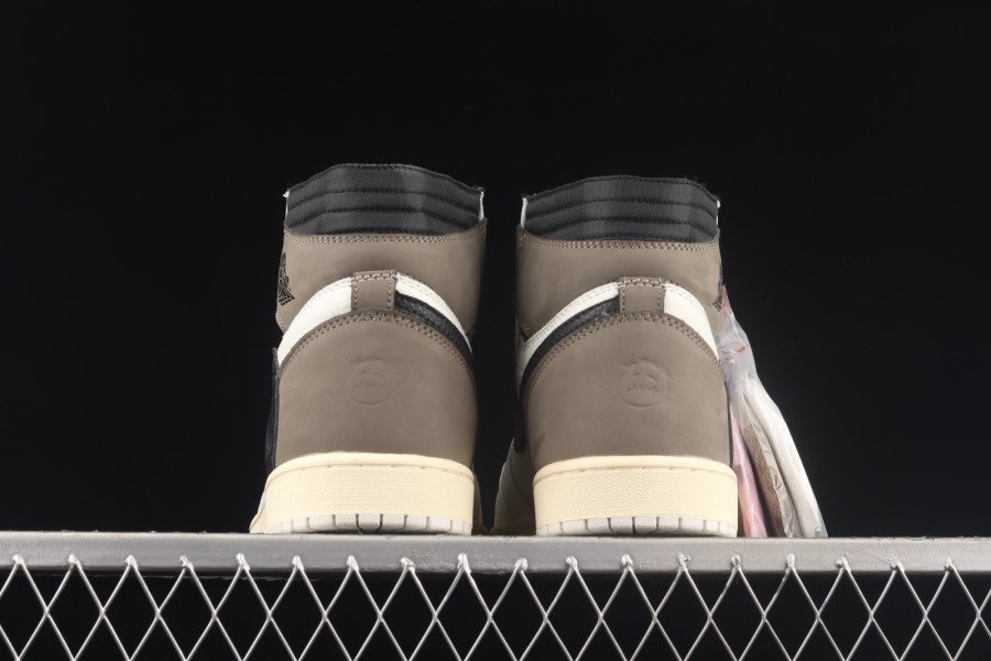 トラビス スコット X フラグメント X エア ジョーダン 1 レトロ ハイ OG モカ ホワイト ブラック ジャパン