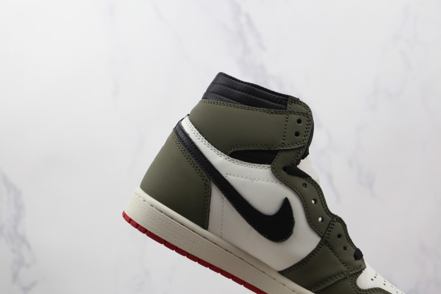 トラビス スコット X フラグメント X エア ジョーダン 1 レトロ ハイ OG SP グリーン ホワイト ブラック ジャパン