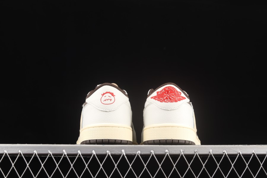 フラグメント デザイン X トラビス スコット X エア ジョーダン 1 LOW OG ホワイト ブラウン ジャパン