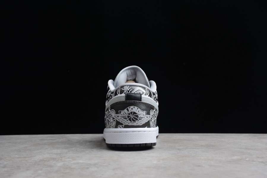 ナイキ エア ジョーダン 1 ロー ブラック ホワイト グレー ペイズリー ジャパン