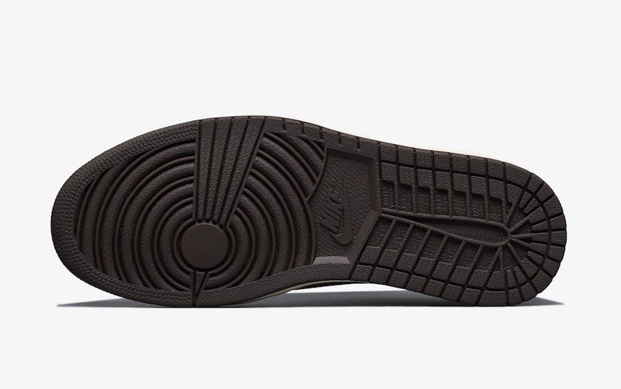 トラビス スコット X エア ジョーダン 1 ロー ダーク モカ ブラック ユニバーシティ レッド セイル ジャパン