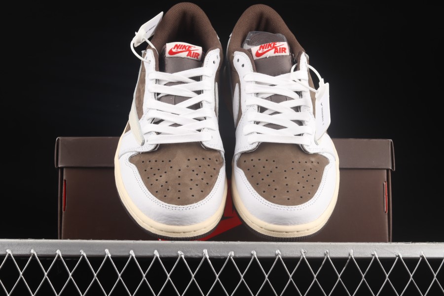 トラビス スコット X エア ジョーダン 1 ロー OG セイル ミリタリー ブラウン ブラック ジャパン