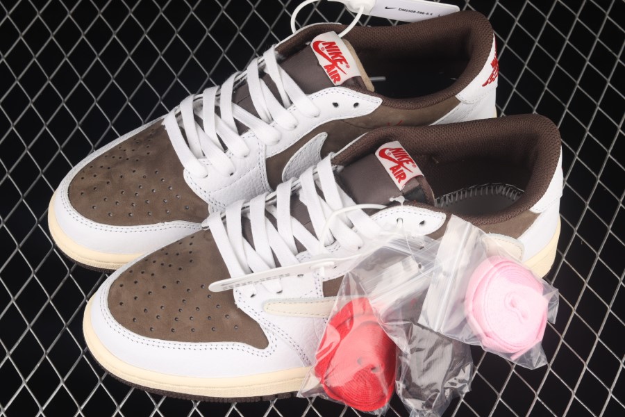 トラビス スコット X エア ジョーダン 1 ロー OG セイル ミリタリー ブラウン ブラック ジャパン