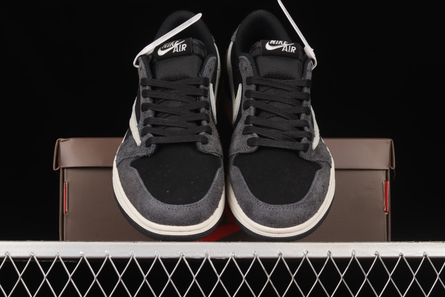 トラビス スコット X エア ジョーダン 1 ロー ウルフ グレー ブラック ホワイト ジャパン