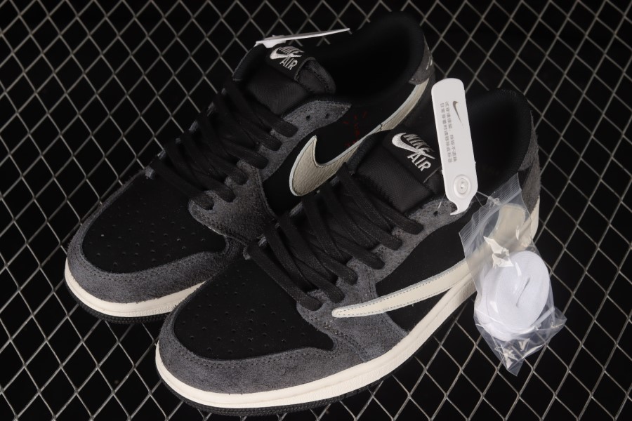 トラビス スコット X エア ジョーダン 1 ロー ウルフ グレー ブラック ホワイト ジャパン