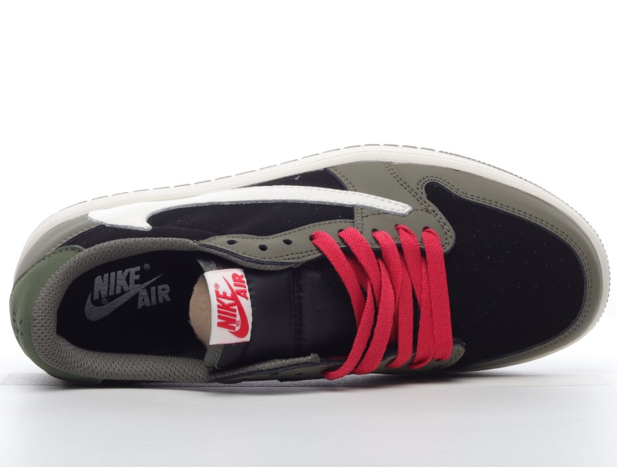 トラビス スコット X フラグメント X エア ジョーダン 1 ロー グリーン レッド ブラック ジャパン