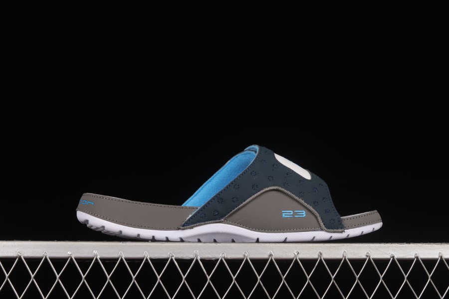 エア ジョーダン ハイドロ 13 レトロ スライド ネイビー ユニバーシティ ブルー フリント グレー ジャパン