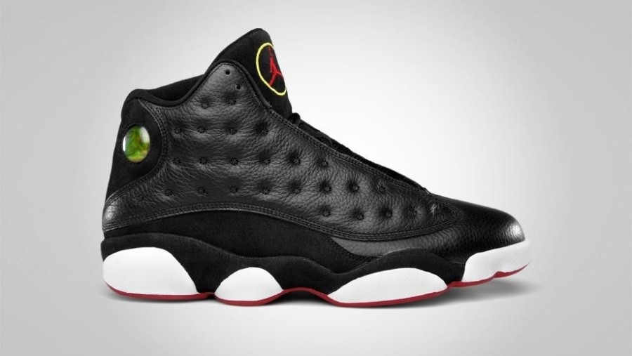 エア ジョーダン 13 プレーオフ ブラック バーシティ レッド ホワイト 鮮やかなイエロー 日本