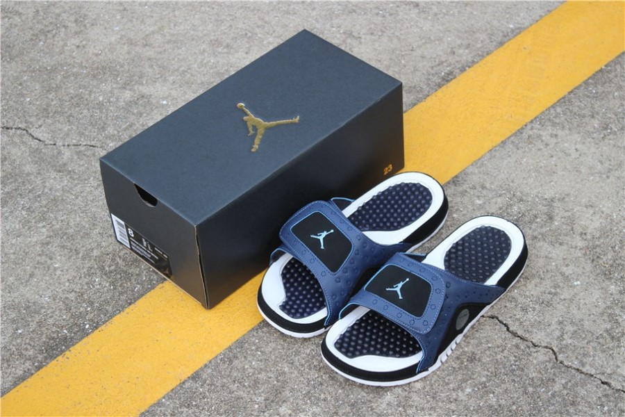 新品 エア ジョーダン ハイドロ 13 レトロ サンダル ミッドナイト ネイビー ユニバーシティ ブルー ブラック ジャパン