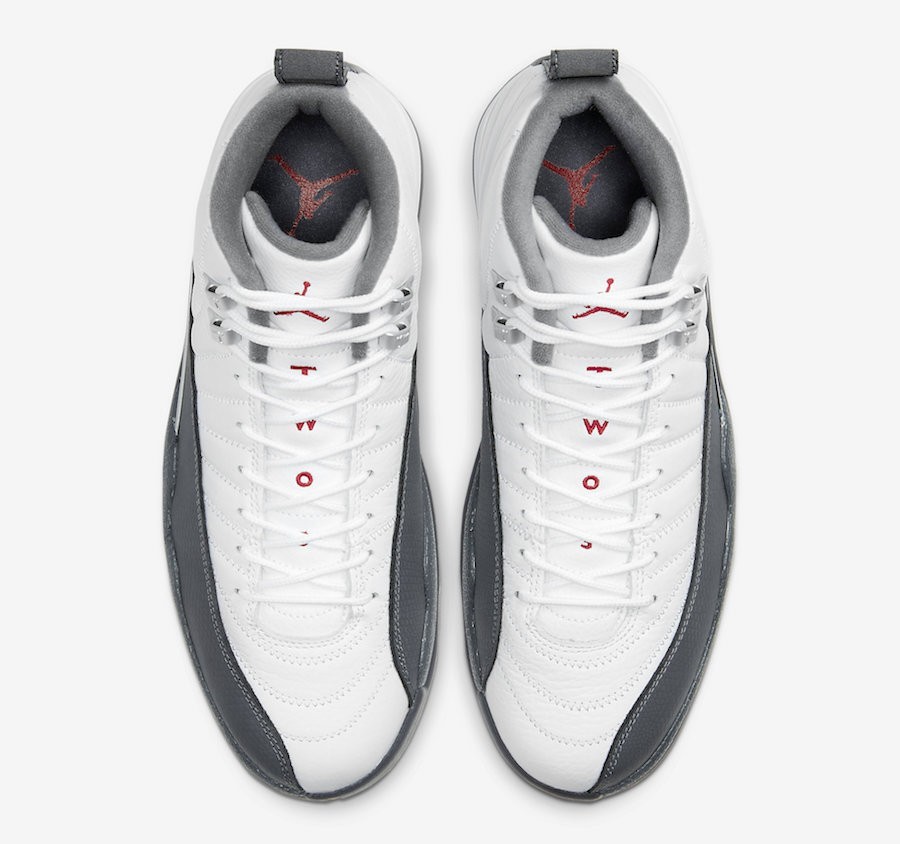 エア ジョーダン 12 ホワイト ダークグレー ジムレッド ジャパン