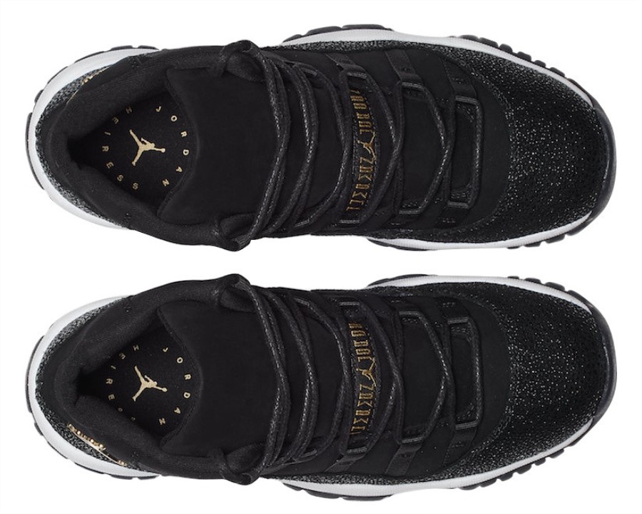 ナイキ エア ジョーダン 11 レトロ ブラック ゴールド メンズ バスケットボール シューズ ジャパン