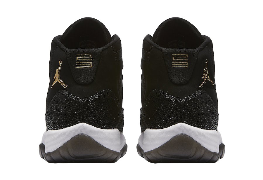 ナイキ エア ジョーダン 11 レトロ ブラック ゴールド メンズ バスケットボール シューズ ジャパン