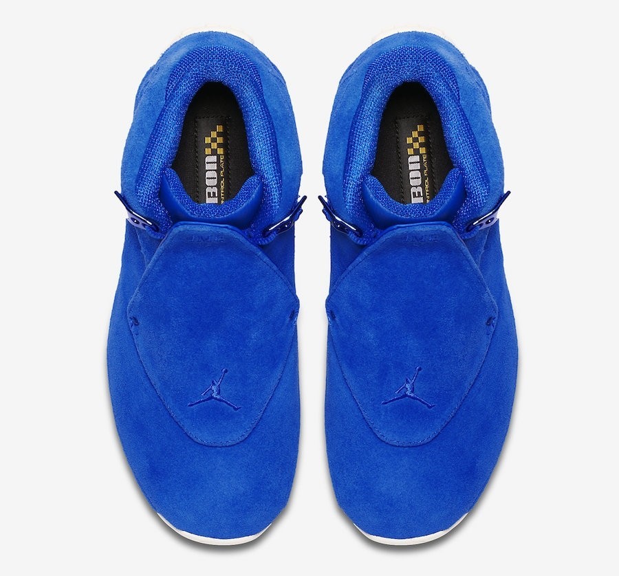 エア ジョーダン 18 ブルー スエード レーサー セイル ジャパン