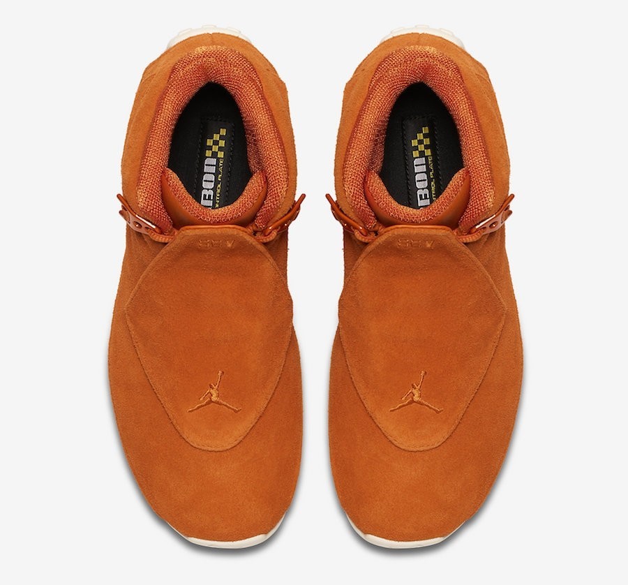 エア ジョーダン 18 オレンジ スエード キャンプファイヤー セイル ジャパン