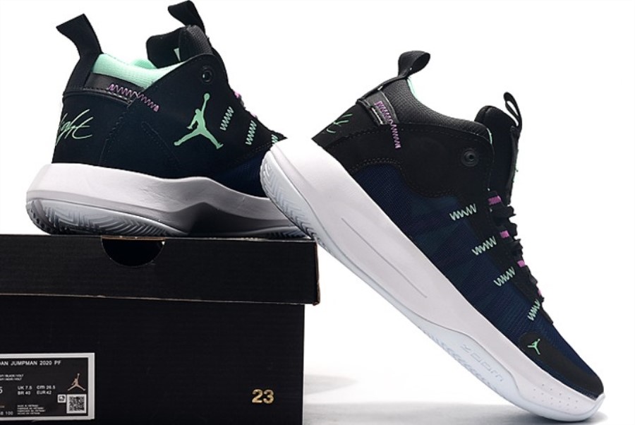 エア ジョーダン ジャンプマン 2020 Pf フライト ネイビー ブルー ブラック グリーン パープル ホワイト ジャパン