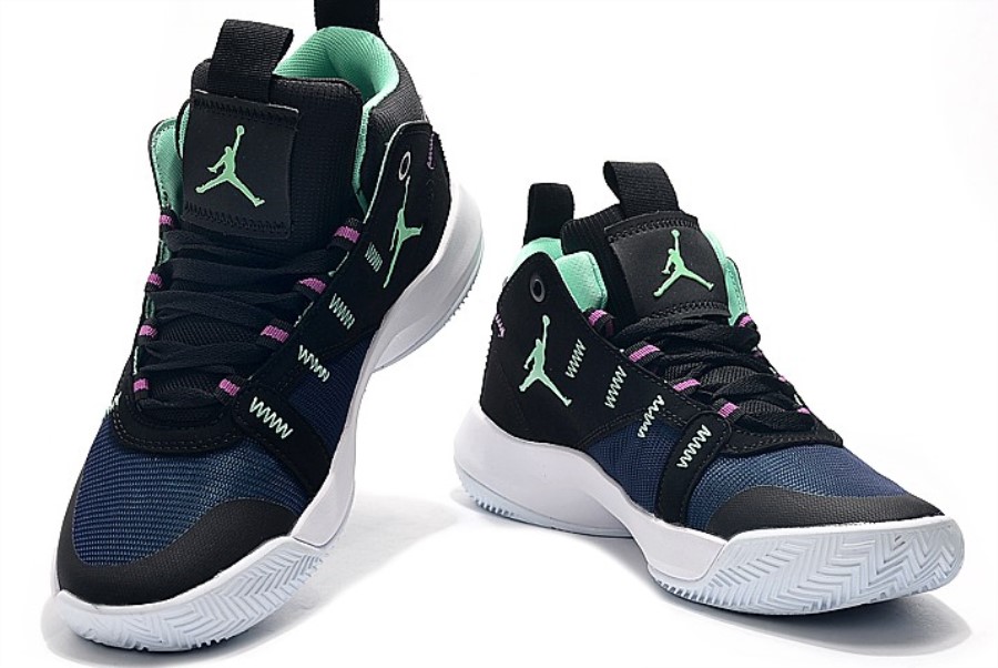 エア ジョーダン ジャンプマン 2020 Pf フライト ネイビー ブルー ブラック グリーン パープル ホワイト ジャパン