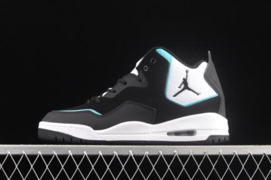 エア ジョーダン コートサイド 23 ブラック ホワイト ブルー バスケットボール シューズ 日本