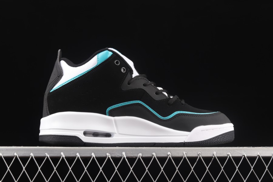 エア ジョーダン コートサイド 23 ブラック ホワイト ブルー バスケットボール シューズ 日本