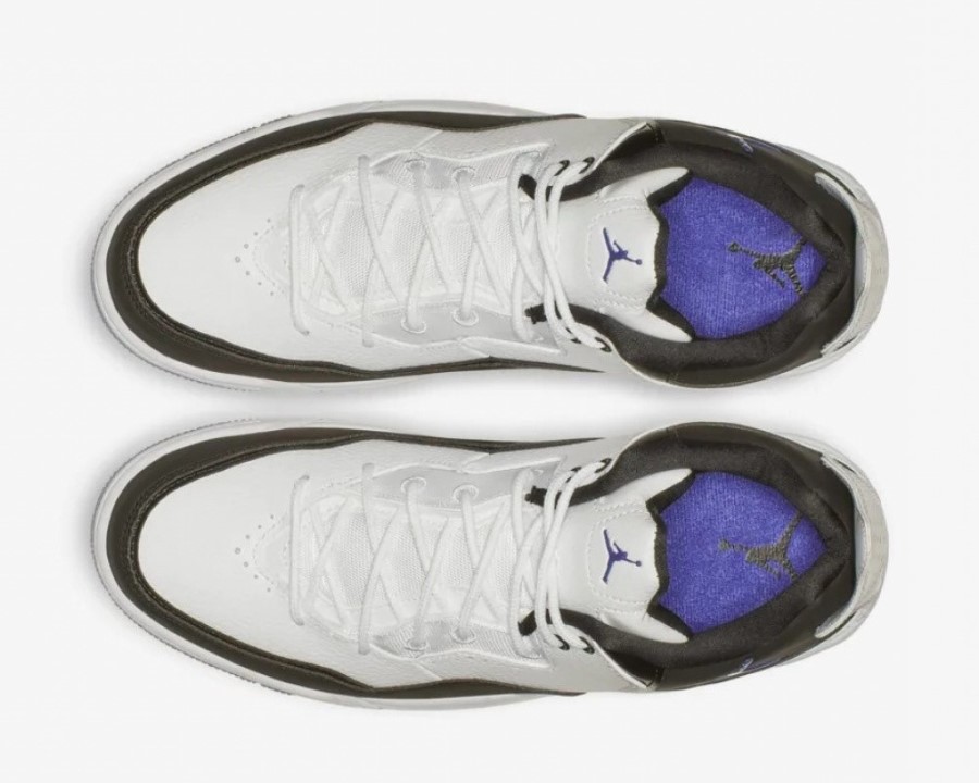 エア ジョーダン コートサイド 23 ホワイト ダーク コンコード ブラック ジャパン