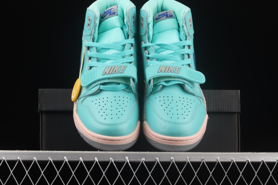 エア ジョーダン レガシー 312 ブルー ホワイト ウルフ グレー シューズ 日本