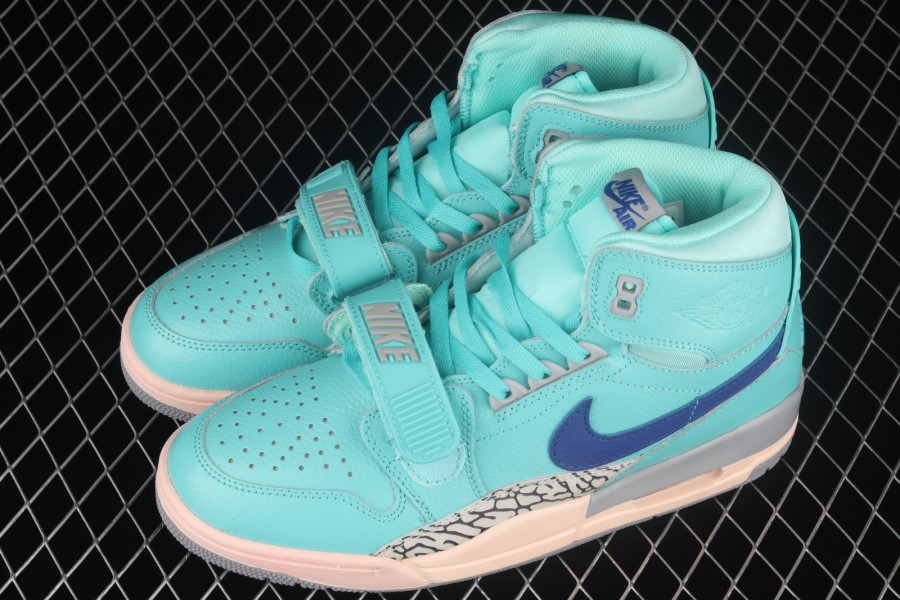 エア ジョーダン レガシー 312 ブルー ホワイト ウルフ グレー シューズ 日本