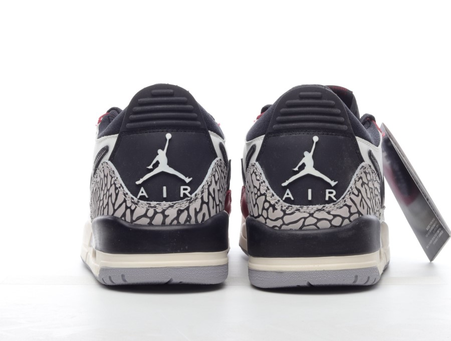 エア ジョーダン レガシー 312 ローブレッド セメント ブラック ユニバーシティ レッド ジャパン