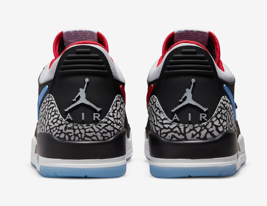 エア ジョーダン レガシー 312 ロー シカゴ フラッグ ブラック ブルー レッド 日本