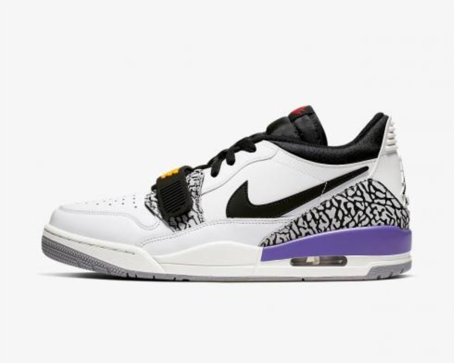 エア ジョーダン レガシー 312 ロー レイカーズ ホワイト ブラック ジャパン