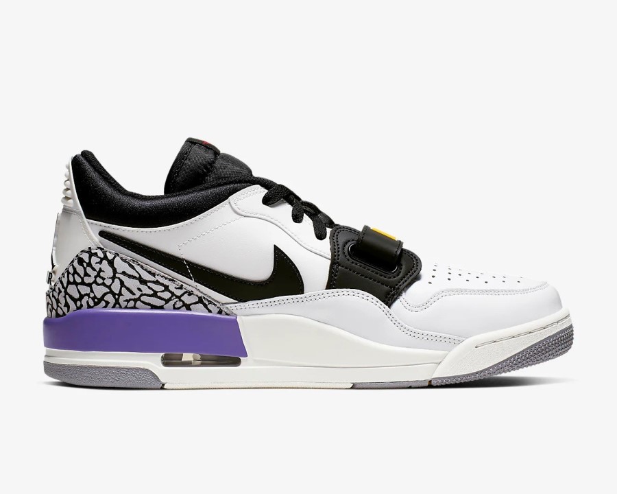 エア ジョーダン レガシー 312 ロー レイカーズ ホワイト ブラック ジャパン