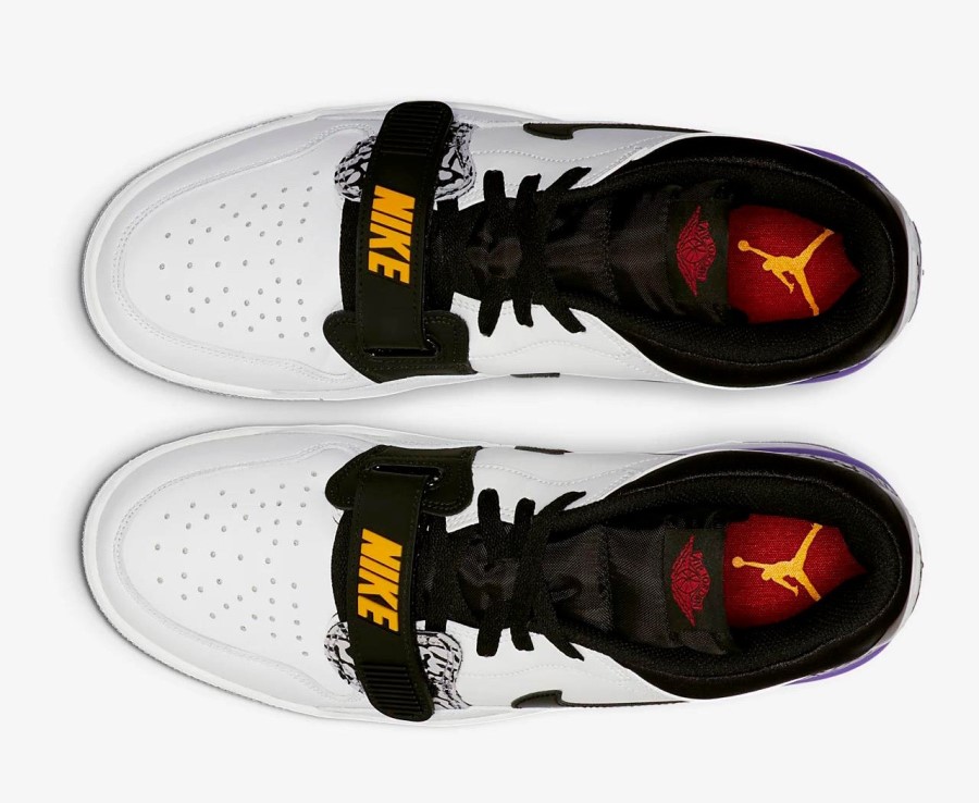 エア ジョーダン レガシー 312 ロー レイカーズ ホワイト ブラック ジャパン