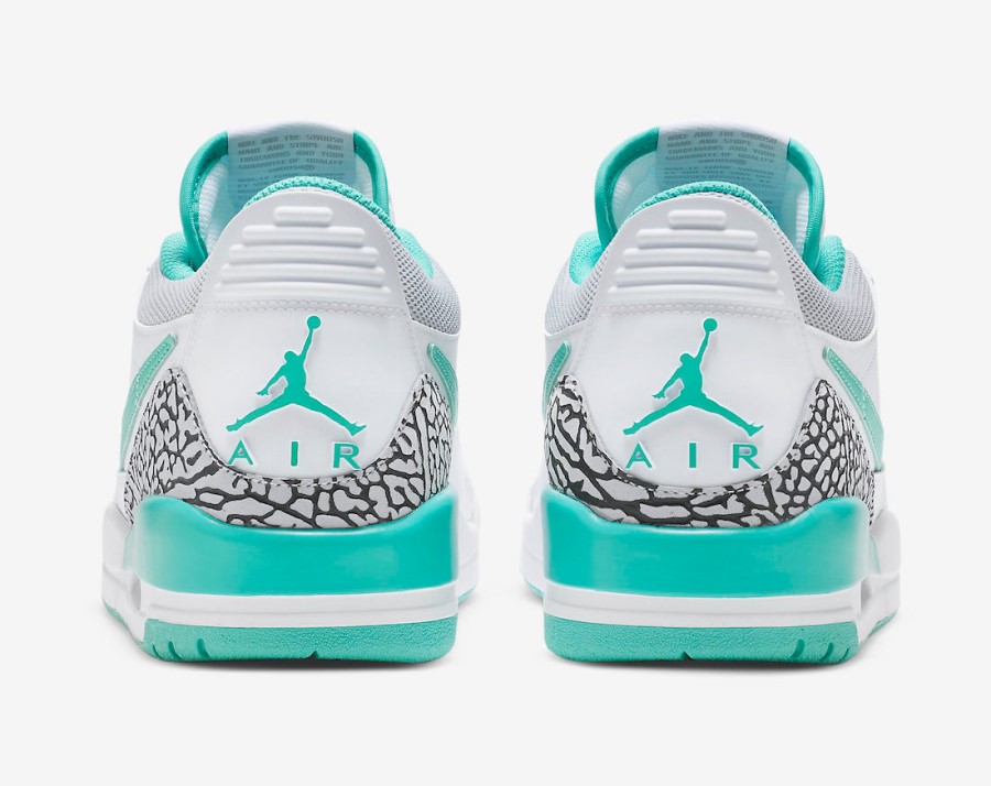 エア ジョーダン レガシー 312 ロー ホワイト ターコイズ グレー ジャパン