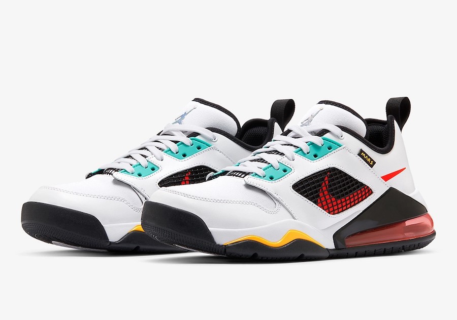 エア ジョーダン マーズ 270 ロー ホワイト ジェイド オレンジ ブラック ジャパン