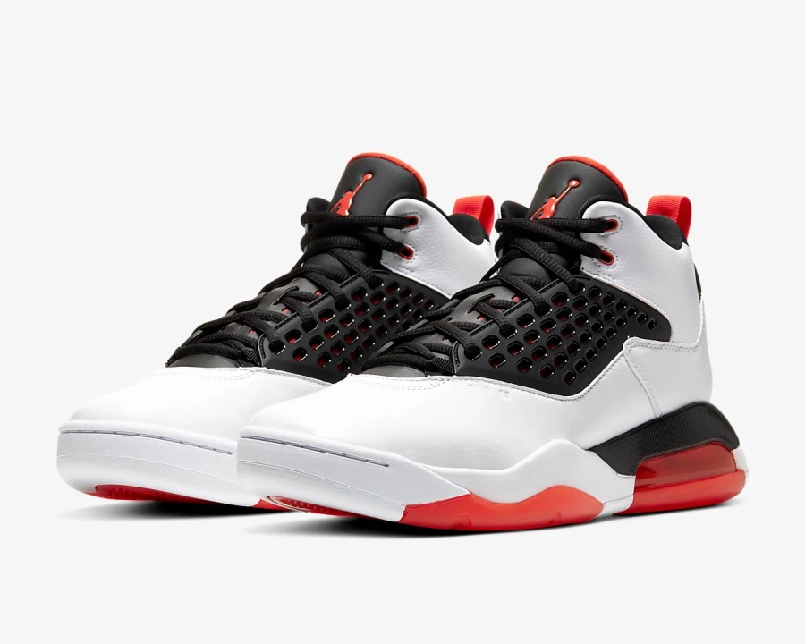 エア ジョーダン Maxin 200 ホワイト チーム オレンジ ブラック シューズ ジャパン