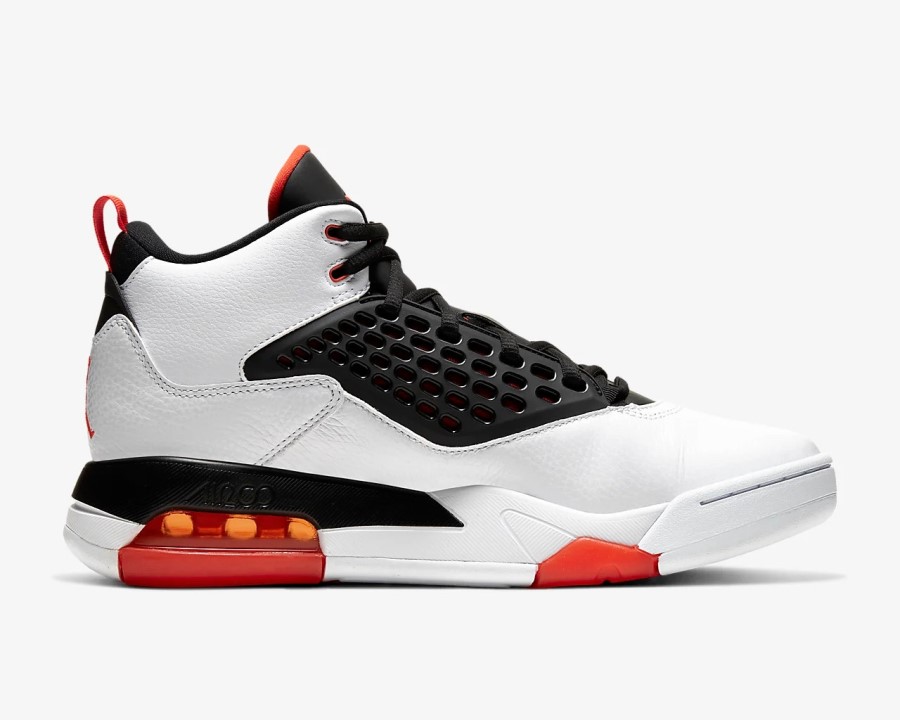 エア ジョーダン Maxin 200 ホワイト チーム オレンジ ブラック シューズ ジャパン