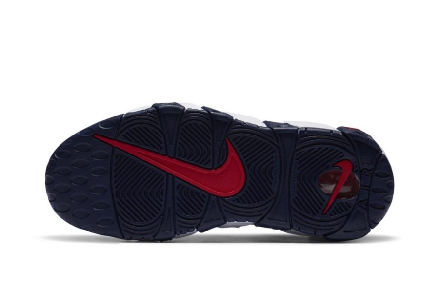 ナイキ エア ジョーダン モア アップテンポ Gs レッド ネイビー カモ バスケットボール シューズ ジャパン