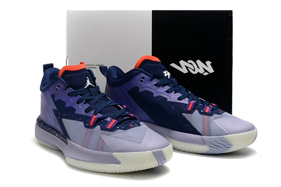 ナイキ エア ジョーダン ザイオン 1 ブルー ボイド 激しいパープル インディゴ ヘイズ ブライト クリムゾン ジャパン