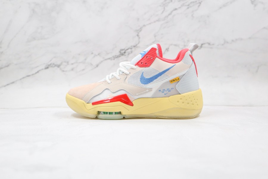 ナイキ エア ジョーダン ズーム 92 ユニオン ラ ベージュ ブラウン ブルー レッド ジャパン